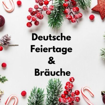 German holidays and customs