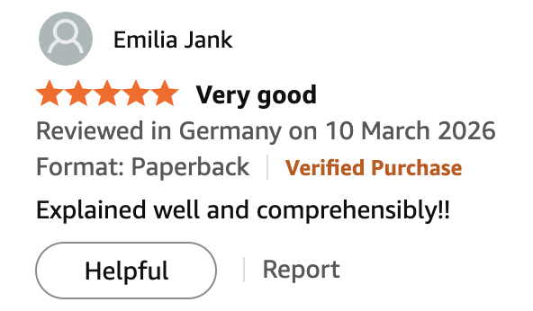 Amazon review for Deutsch Sprechen ohne Angst Book by Anita Grabowski from reader Emilia Jank