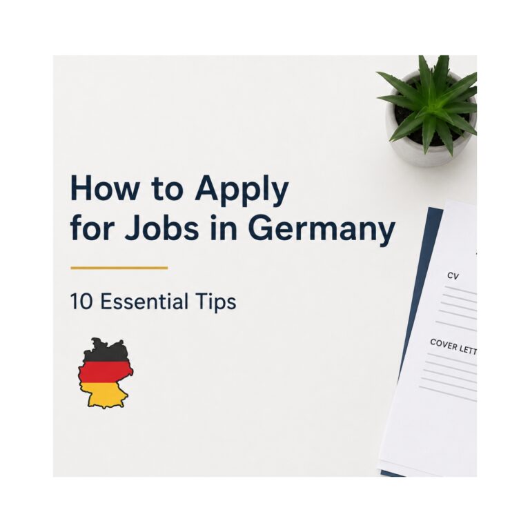 Mehr über den Artikel erfahren How to Apply for Jobs in Germany: 10 Essential Tips